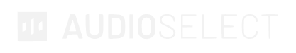 Audioselect Banner Weiß